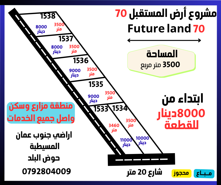 المسيطبة البلد القطعه 1532 المستقبل 70 (1)