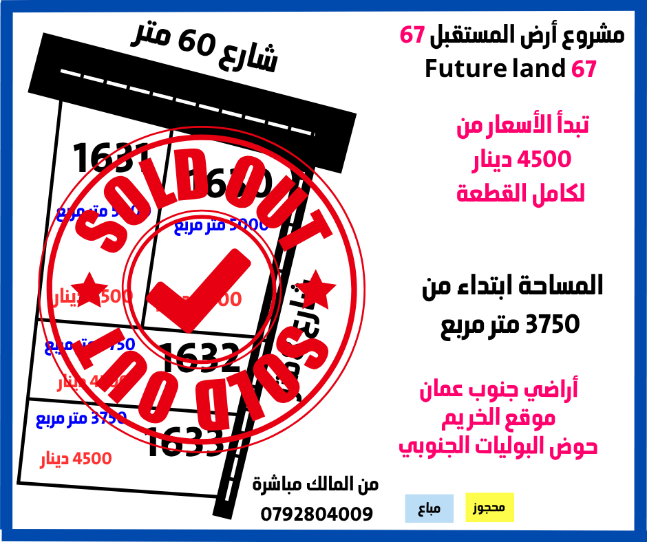 مشروع أرض المستقبل 67 الخريم
